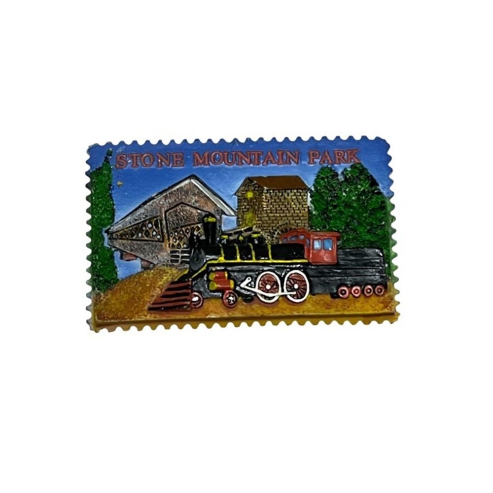 Stone Mountain Park Vintage Fridge Magnet Travel Souvenir